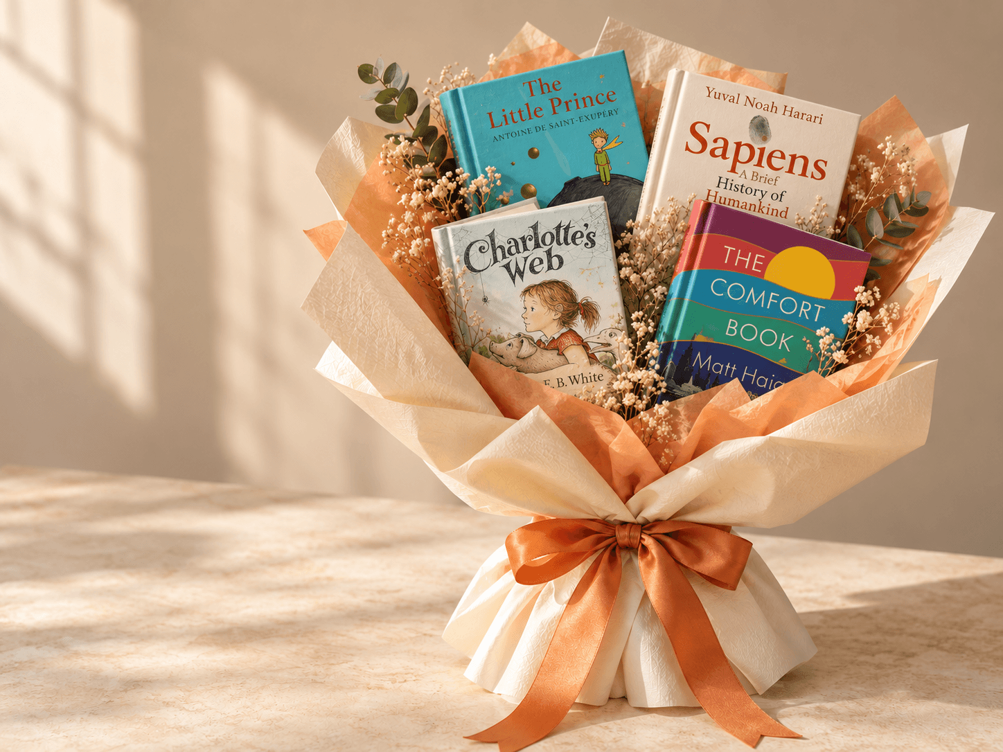 BukBasket book bouquet gift