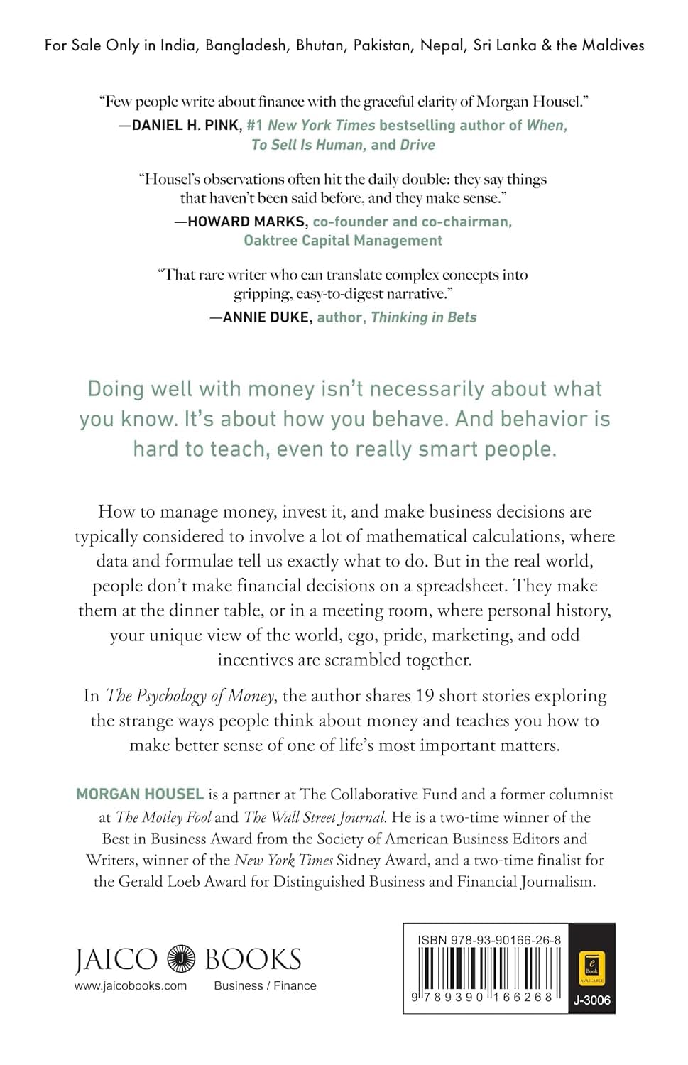 The Psychology of Money view 2